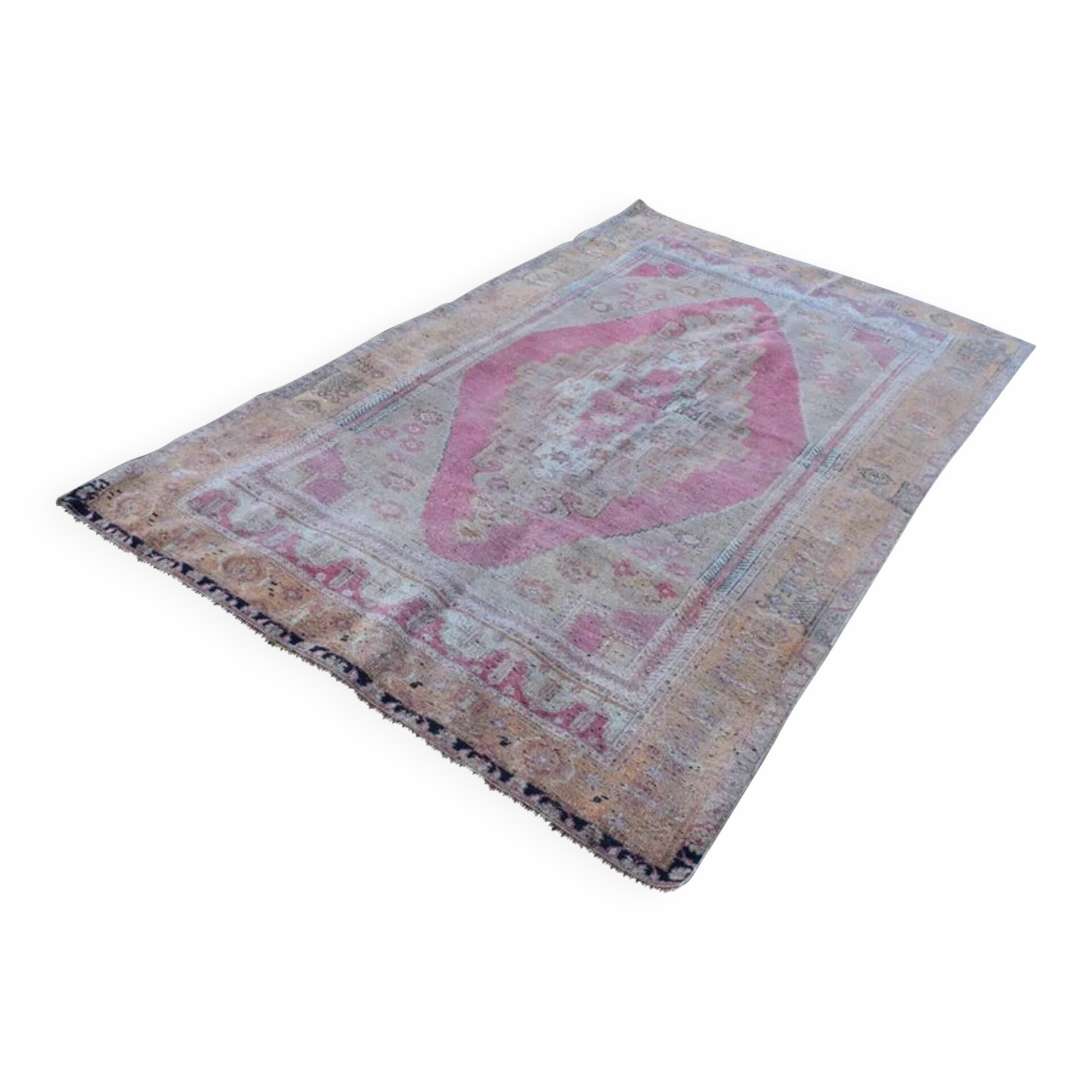 Tapis turc vintage fait main