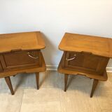Pair of vintage bedsides, 1950