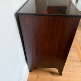 George III Commode in Flamed Mahogany - Hepplewhite Style, circa 1800