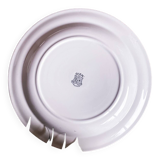 Gien flower service: 6 plates + 1 tureen