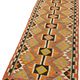 Turkish Handwoven Vintage Herki Kilim 89 cm x 378 cm