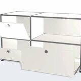 USM Haller Commode in Matte Silver