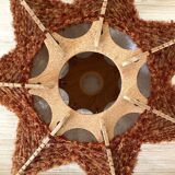 Scandinavian suspension in stretched wool 1960