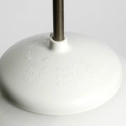 Beautiful large original Mid Century Bauhaus opal glass ceiling lamp
