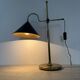 Mid-century adjustable brass desk lamp, 1970s
