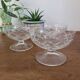 Lot de 3 coupes en cristal