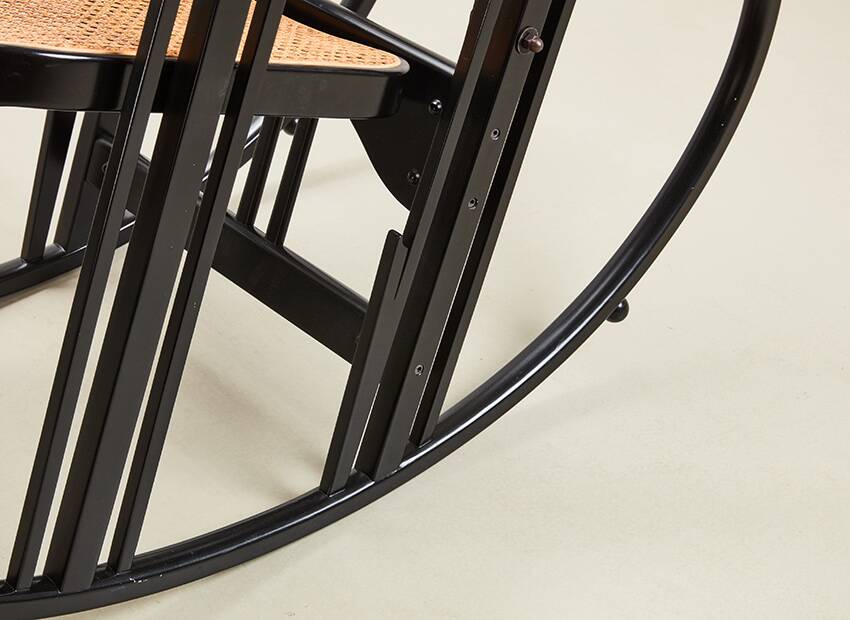 Fauteuil à bascule « Egg » de Max Fabiani, modèle 267 pour Witmann (Attrib.), années 1920/1980