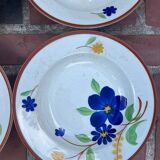 Gien - set of 6 soup plates - Tournefeuille model