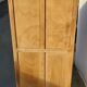 Very beautiful vintage 1940 parisian wardrobe, 2 doors stripped and sanded