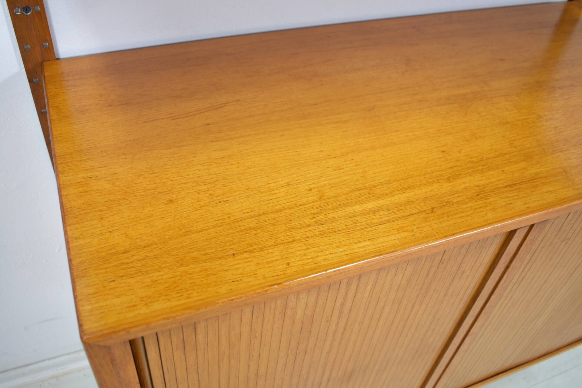 Teak modular shelving unit by HG Furniture 1960s Danish Vintage