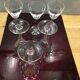 Série de 6 verres à digestif anciens et gravés