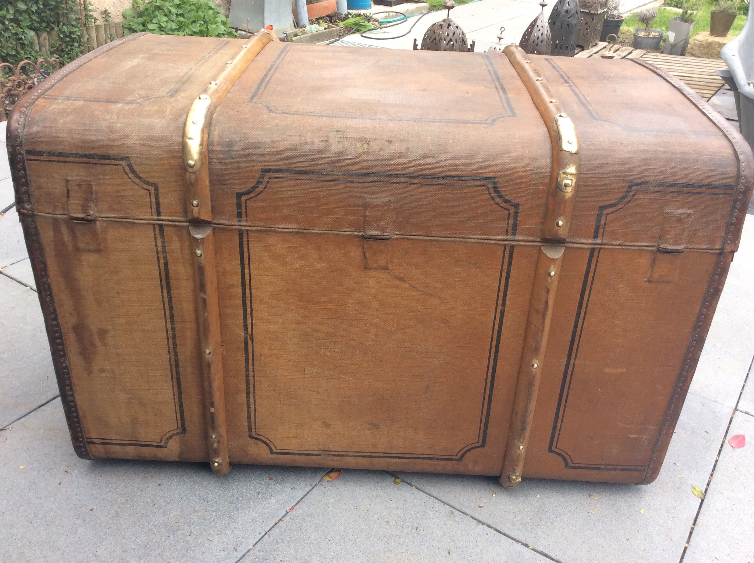 Luxury travel trunk 19 eme