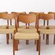 Set of 8 Niels Otto Møller Model 71 Chairs, 1960s Danish Mid Century Modern