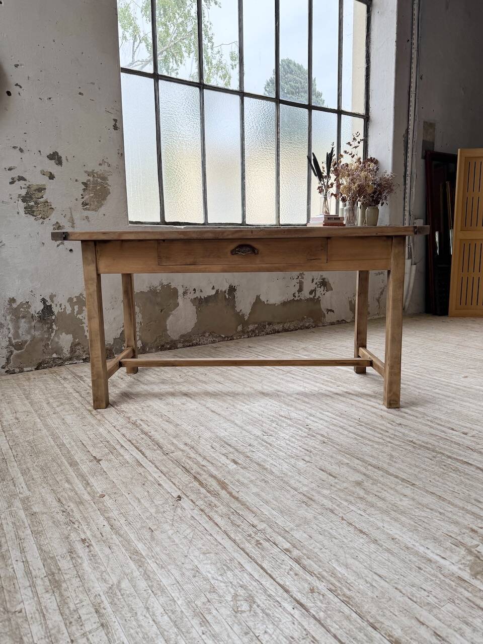 Farm table in pine, 1950s
