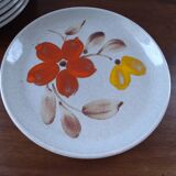 6 Sarreguemines plates Claudia collection