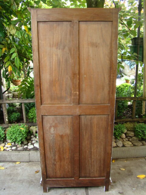 Bookcase old painted showcase