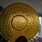 Plat ambré effet tissé