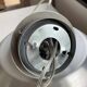Brushed aluminum ball pendant light