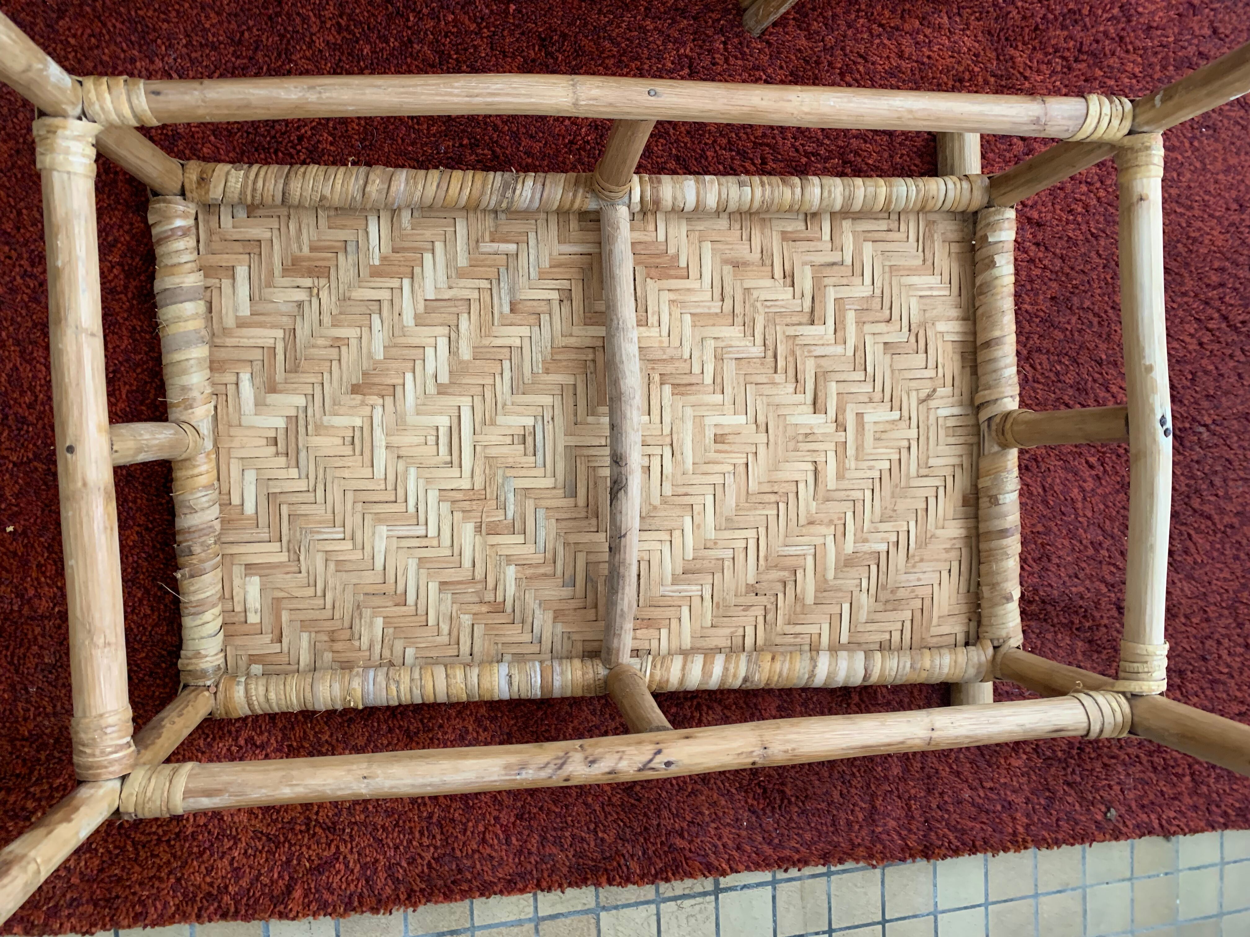 Rattan long chair