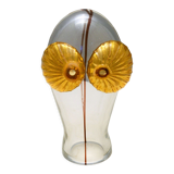 Carlo Moretti Murano owl sculpture unique piece 1960s