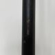 Vintage halogen floor lamp in black lacquered metal and brass ball joint