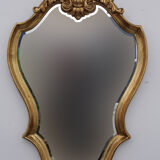 Mirror rockery gilded with gold leaf