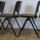 4 chaises Vertebra noires