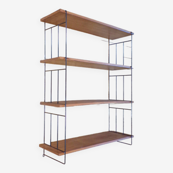 Scandinavian wall shelf 4 shelves