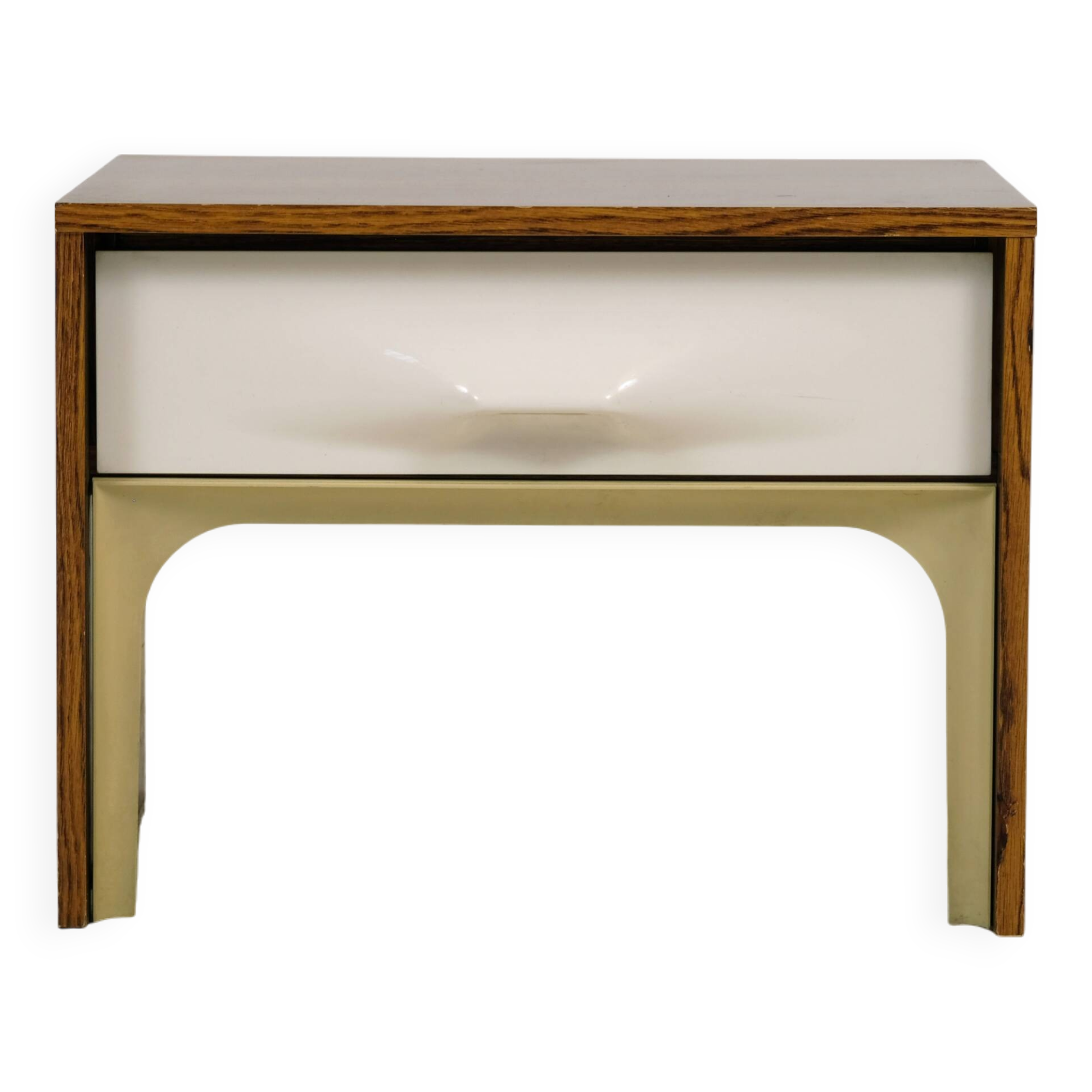DF 2000 Bedside Table with Drawer by Raymond Loewy 1970's