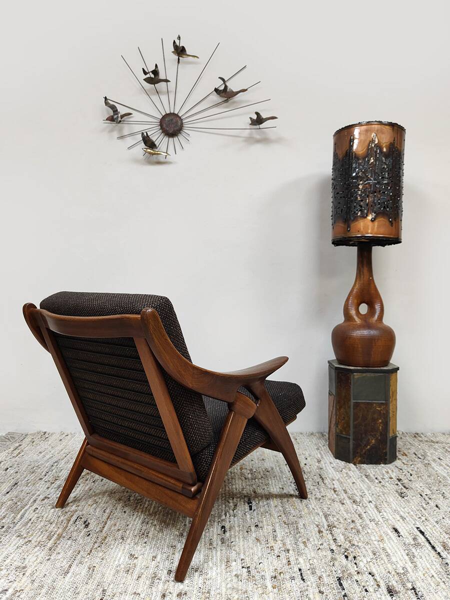Dutch design 'De Knoop' easy chair armchair De Ster Gelderland 1960s