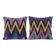 Set of 2 vintage kilim cushion covers 48x51 cm