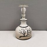 Large table lamp in ceramic by Danish Allan Hytholm 1980s.