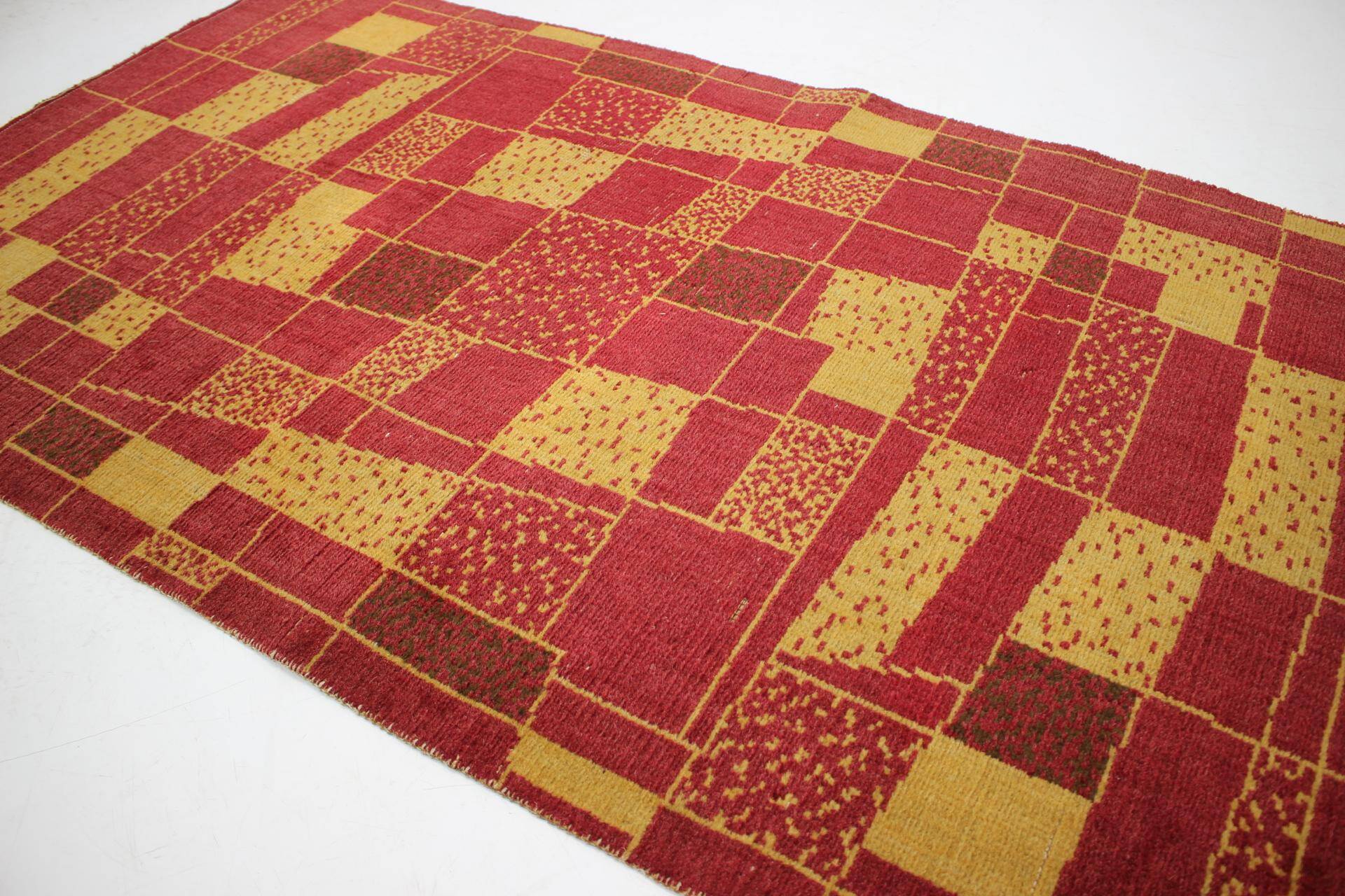 Small Design Carpet or Rug, Czechoslovakia, 1960s