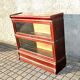 Mahogany glass-fronted bookcase THE GLOBE WERNICKE LONDON 1900, a piece of furniture