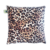 Coussin velours Léopard