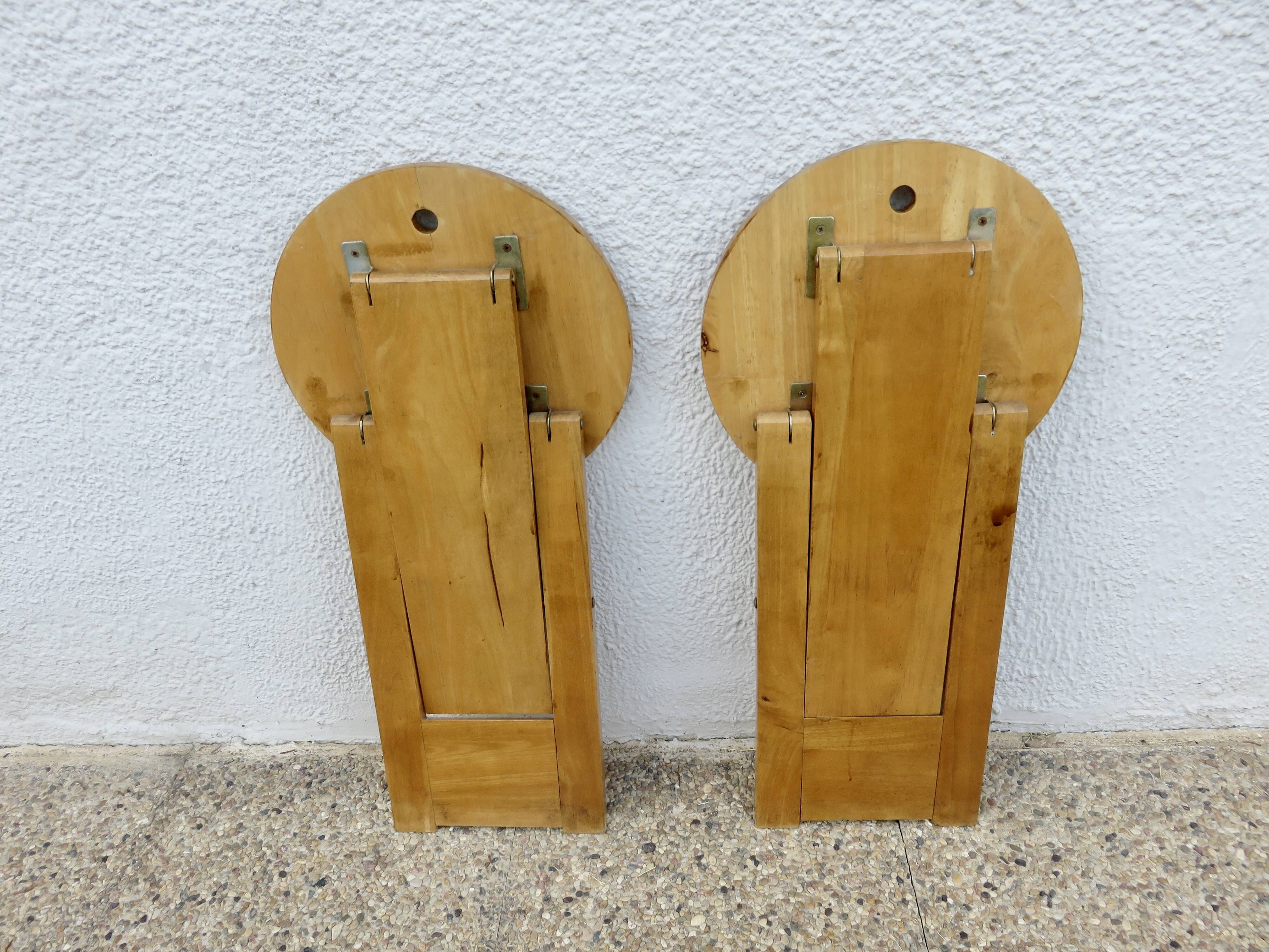 Paire de tabourets pliants attribué à Roger Tallon, 1980