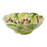 Cherry pattern earthenware strainer, 1980s/90s