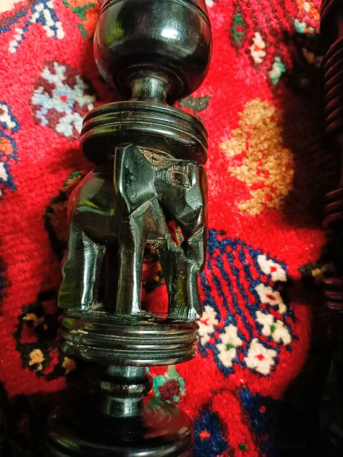 Ebony candlesticks