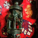 Ebony candlesticks