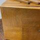 Wooden sewing box