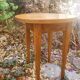 Table d'appoint en hêtre massif couleur miel