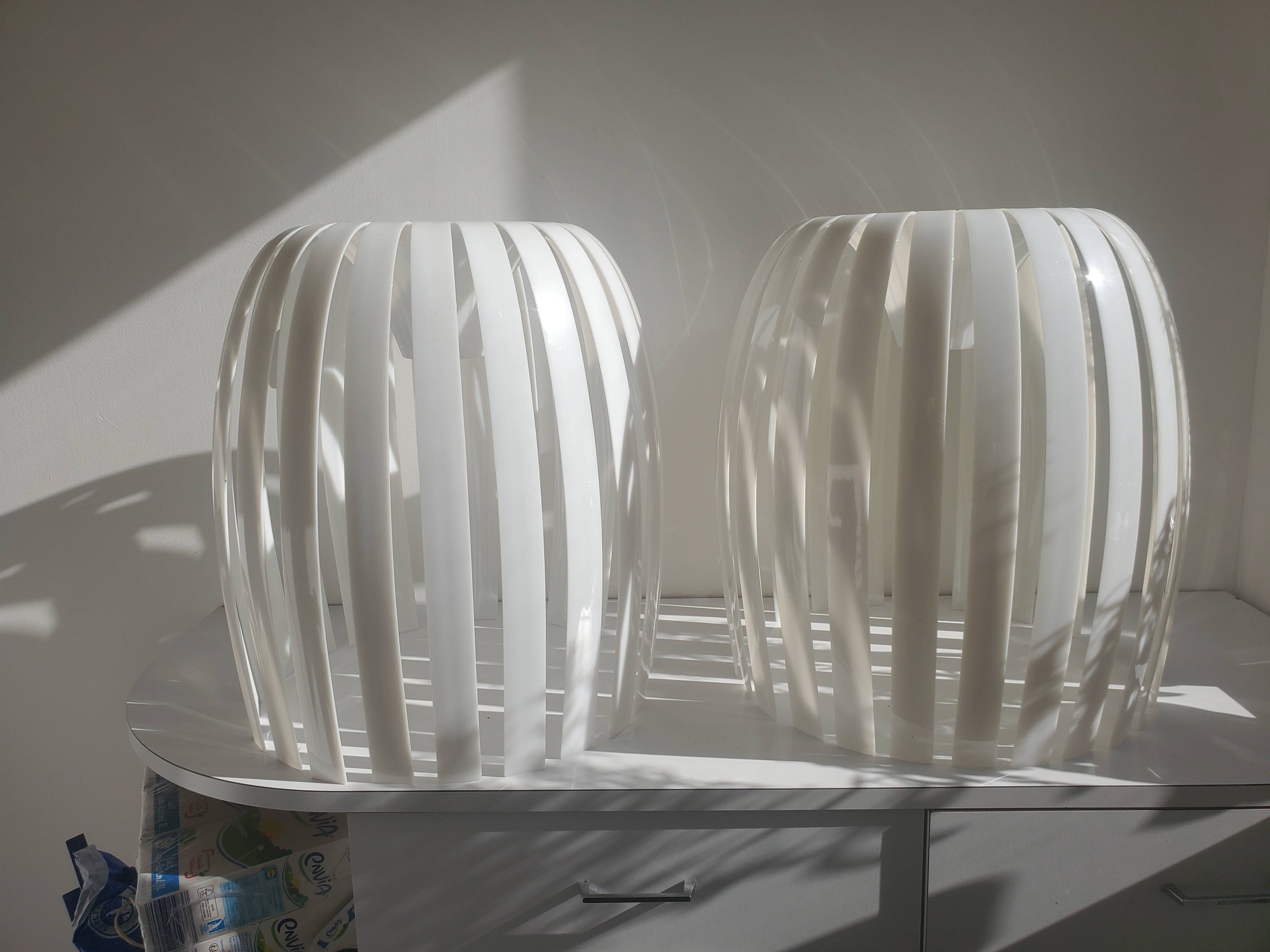 Paire of Koziol Josephine L lampshades