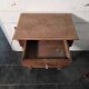 Louis XVI style bedside table in solid oak