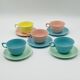 Élysée cup and saucer set in melamine
