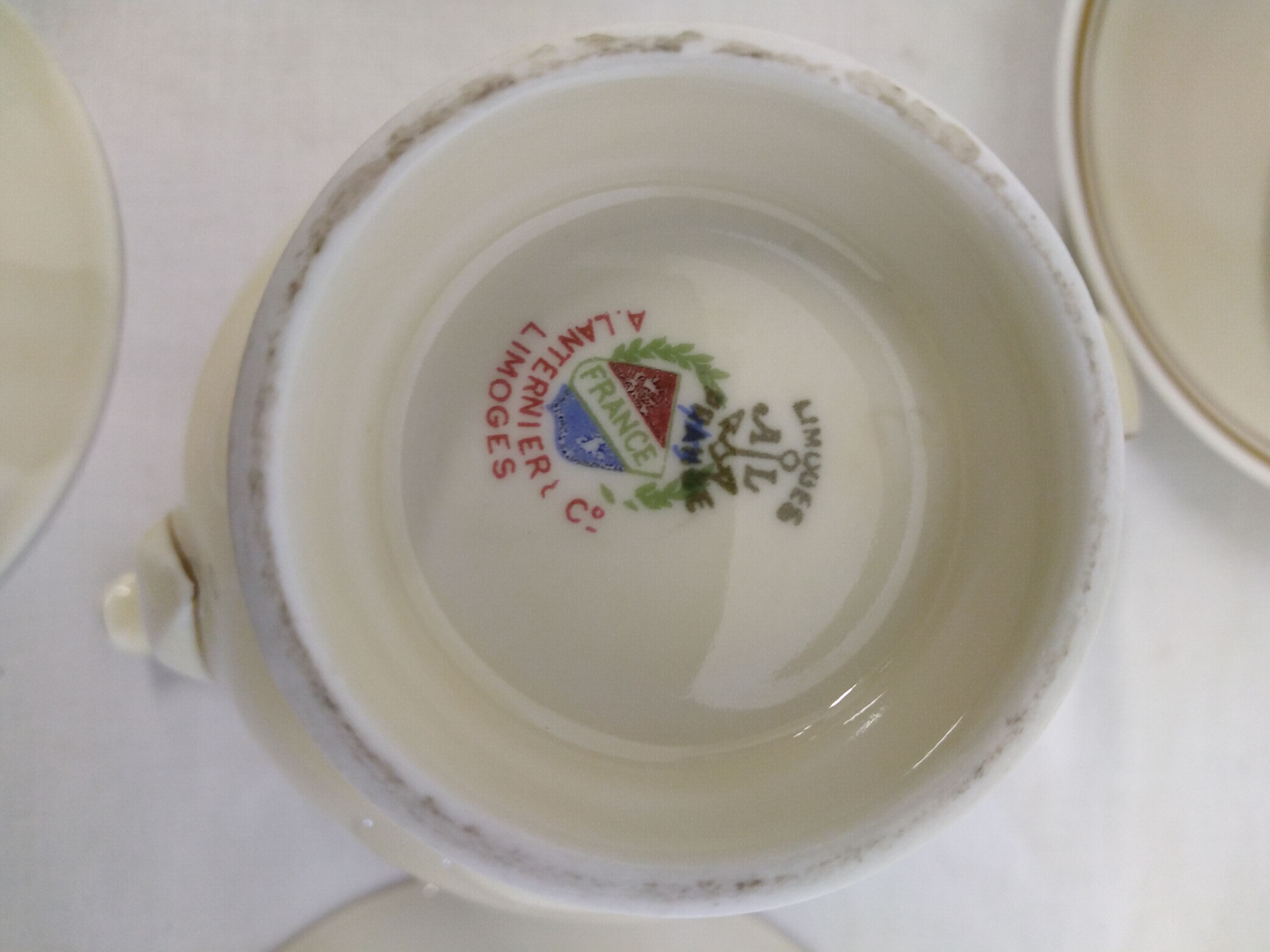 Limoges porcelain coffee set