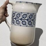 Antique Digoin vase jug