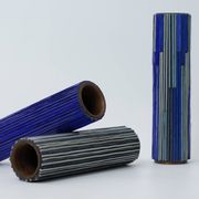 Mid Modern Pottery Mosaic Vases by W. Zimmermann for Ritter