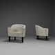 Ensemble de chaises en cuir Josef Hoffmann « Villa Gallia » par Wittmann Austria