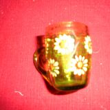 5 verres émaillés a liqueur