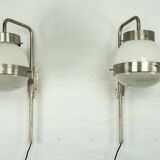 Pair of Delta wall lamps by Sergio Mazza for Artemide. Italy 1960sPair of D